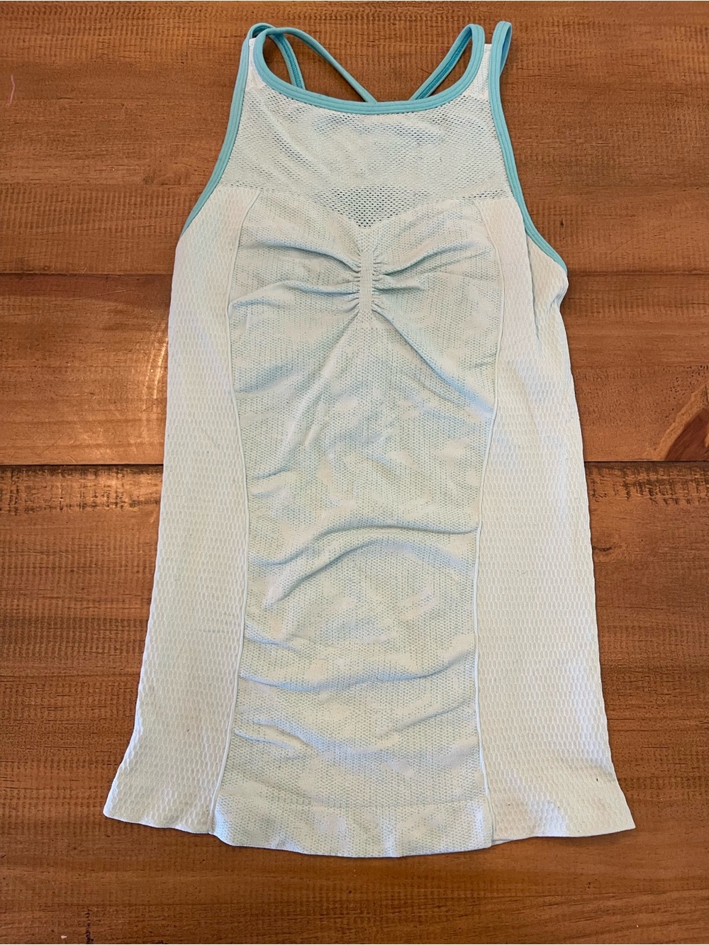 Light Blue Zella Workout top with Built in bra